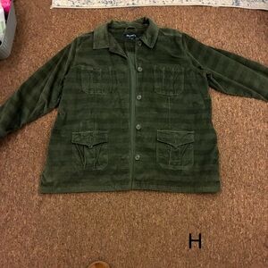 Denim&Co Olive Corduroy Jacket